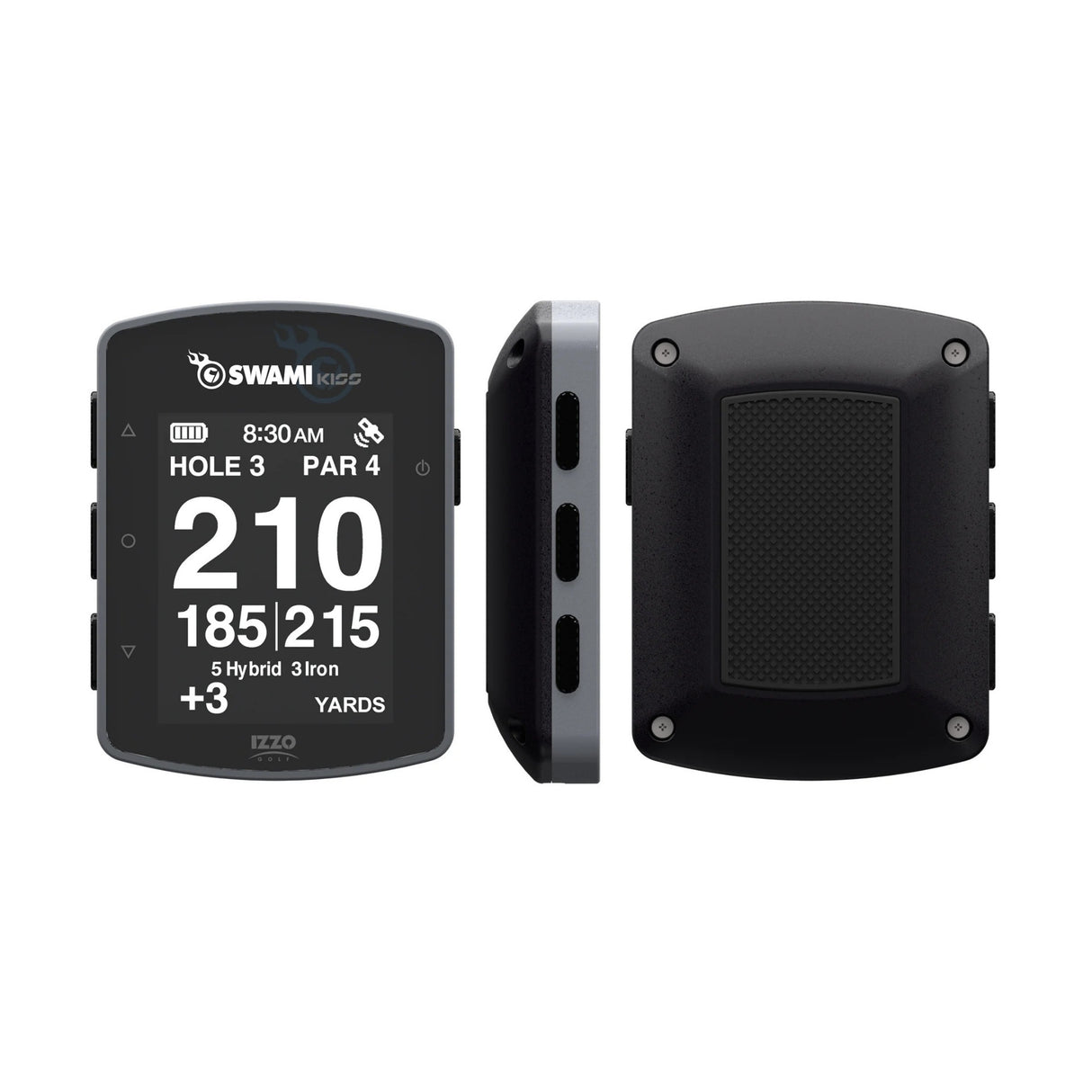 Izzo Swami KISS 2.0 Handheld Golf GPS Rangefinder - Water Resistant (Gray)