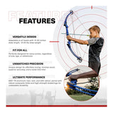 Genesis Bows Original Gen Bow Kit - Left-Hand, Zero Let-Off Design (Blue)