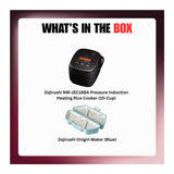 Zojirushi NW-JEC18BA Pressure Induction Heating Rice Cooker (10-Cup) Bundle