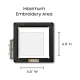 Brother SAMFM100 4x4 Inch Magnetic Embroidery Hoop
