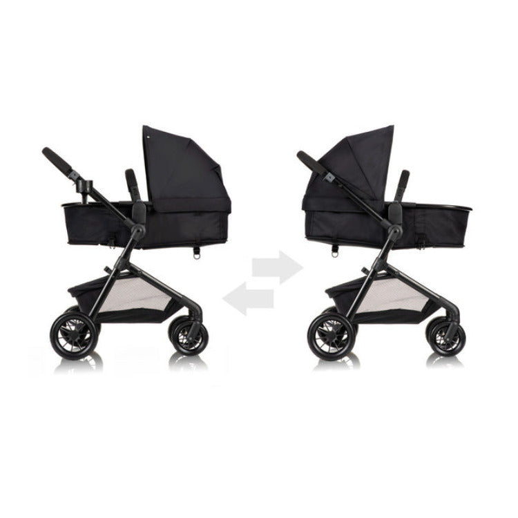 Evenflo Pivot Modular Travel System with LiteMax Infant Car Seat (Casual Gray)