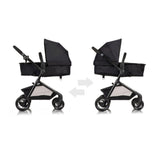 Evenflo Pivot Modular Travel System with LiteMax Infant Car Seat (Casual Gray)