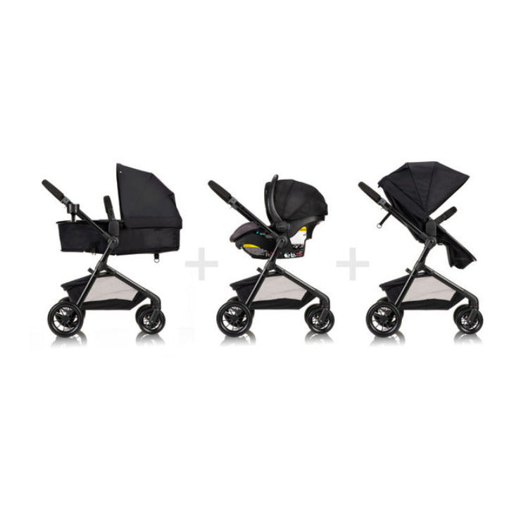 Evenflo Pivot Modular Travel System with LiteMax Infant Car Seat (Desert Tan)