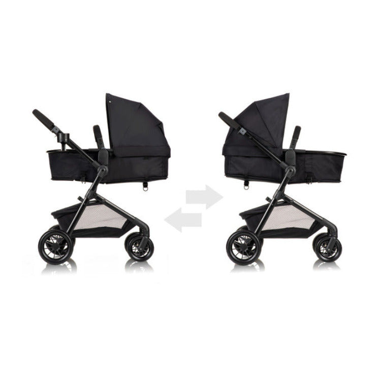 Evenflo Pivot Modular Travel System with LiteMax Infant Car Seat (Desert Tan)