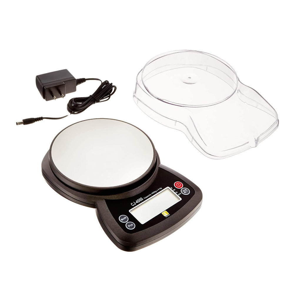 Jennings CJ-4000 Compact Digital Weigh Scale 4000g x 0.5g with PCS JScale