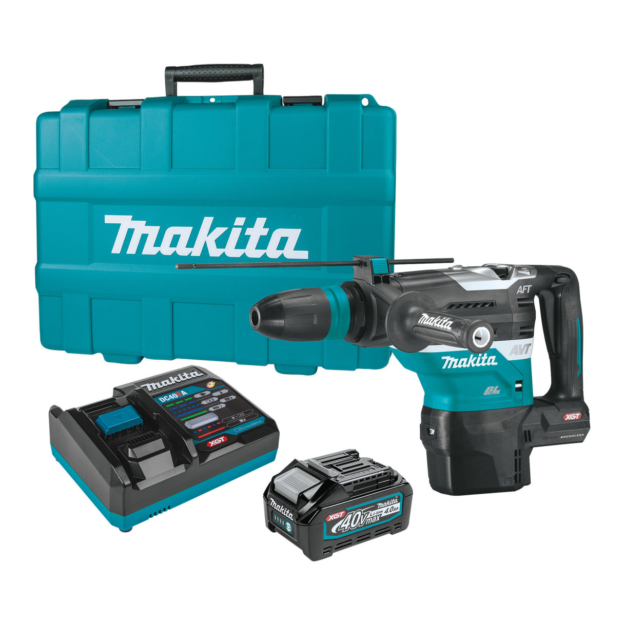 Makita GRH05M1 40V max XGT Brushless 1-9/16-inch AVT Rotary Hammer Kit