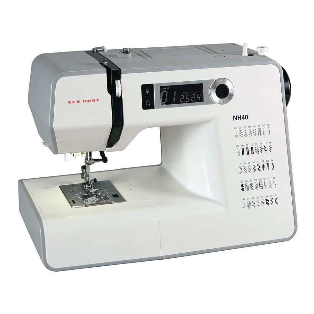 New Home NH40 Sewing Machine with 40 Stitches and LED Display (Certified Refurbished)