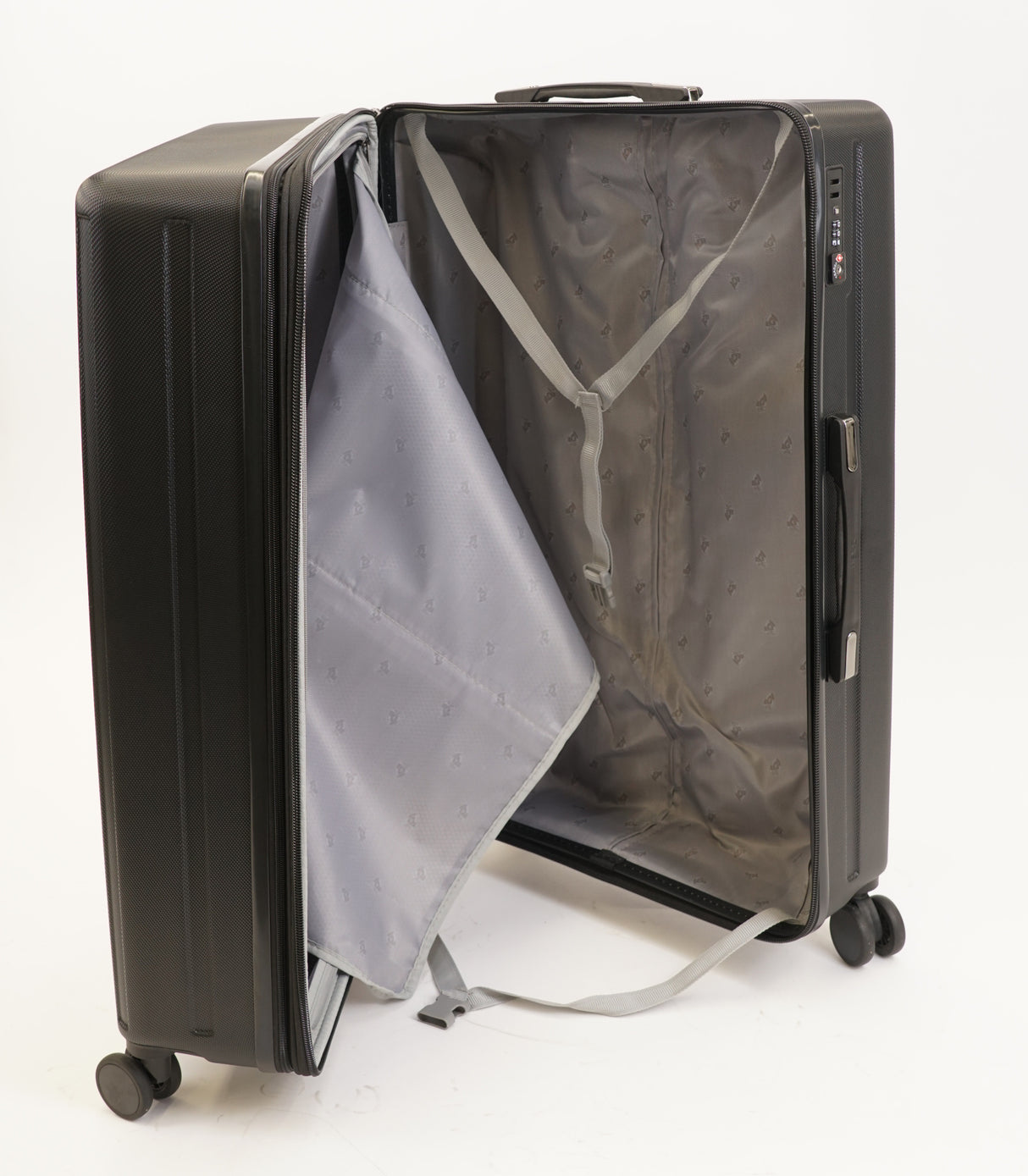 Heys SpinLite 3-Piece Lightweight Luggage Set (Black, 21, 26 and 30 Inch) (Used)