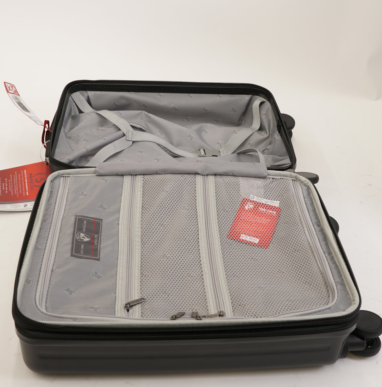 Heys SpinLite 3-Piece Lightweight Luggage Set (Black, 21, 26 and 30 Inch) (Used)