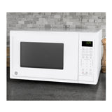 GE Appliances 0.9 Cu. Ft. 900W Countertop Microwave Oven (White)