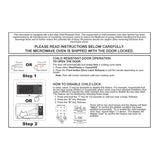 GE Appliances 0.9 Cu. Ft. 900W Countertop Microwave Oven (White)