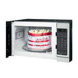 GE Appliances 0.7 Cu. Ft. Spacemaker Countertop Microwave Oven (Stainless Steel)