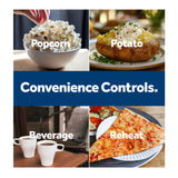 GE Appliances 0.7 Cu. Ft. Spacemaker Countertop Microwave Oven (Stainless Steel)