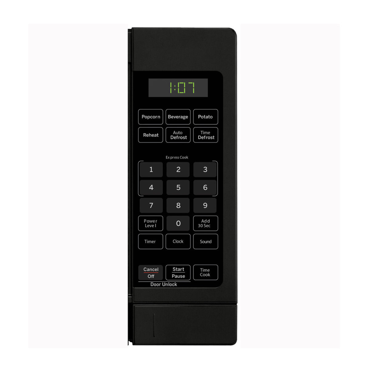 GE Appliances 0.7 Cu. Ft. 700W Countertop Microwave Oven (Black)