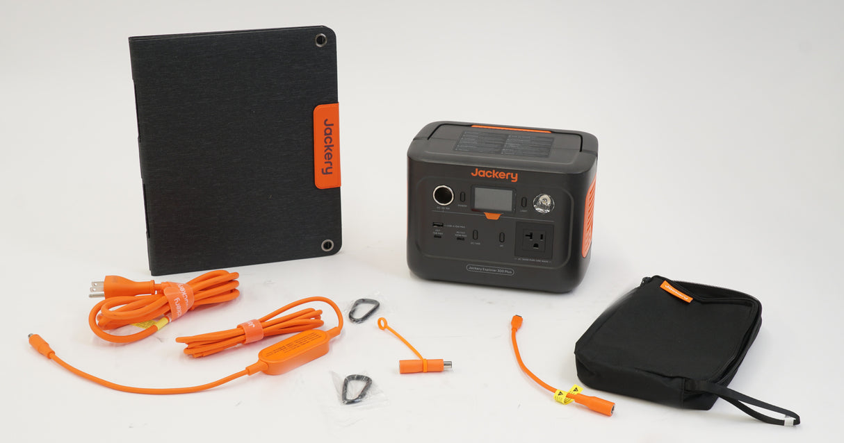 Jackery - Explorer 300 Plus Portable Power Station with Solar Panel 40 (Used)