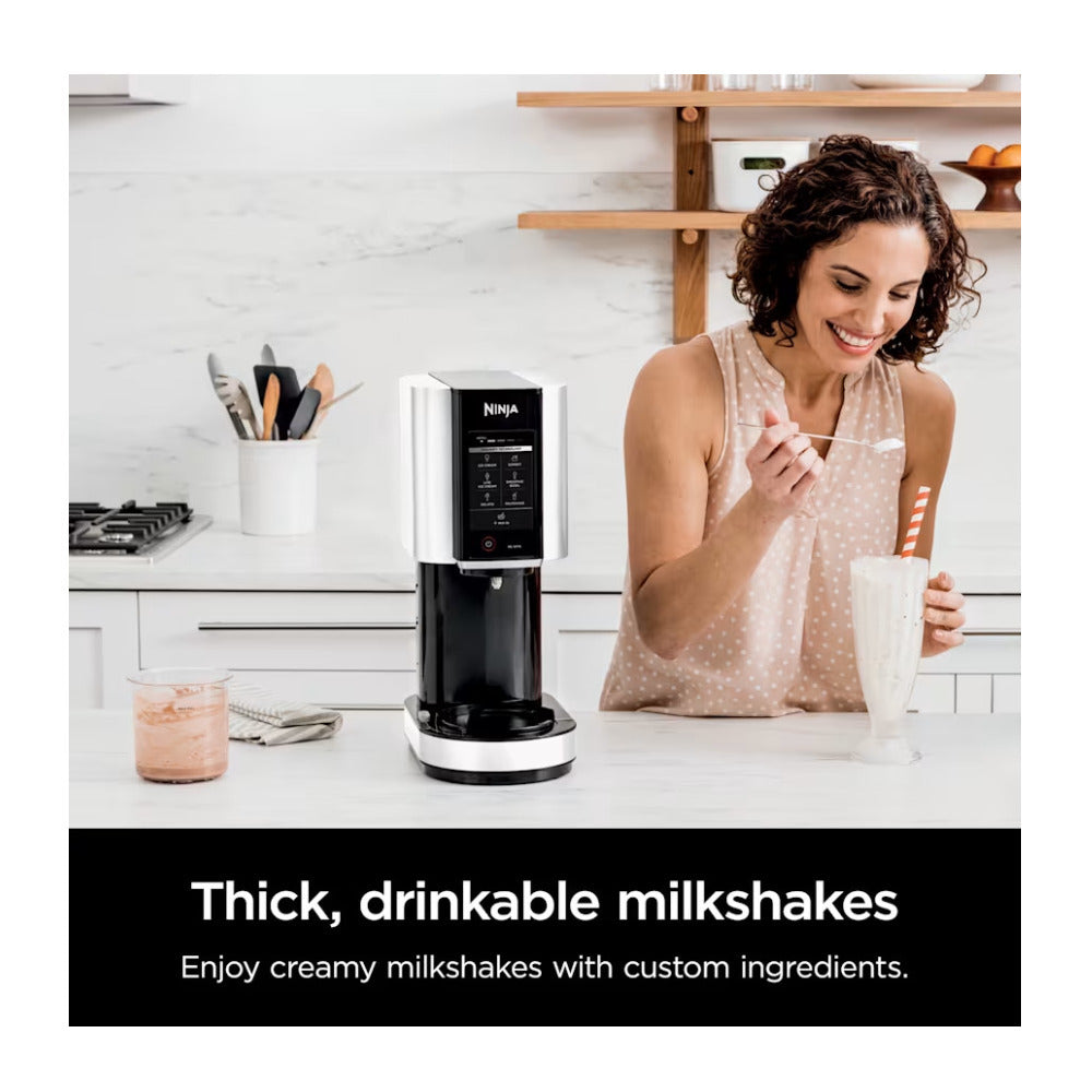 Ninja CREAMi Ice Cream Maker 7 Preset Programs (White)
