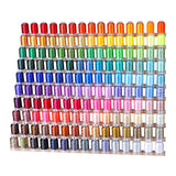 New Brothread Mega Kit 150 Colors Embroidery Machine Thread 40WT 500M/550YD