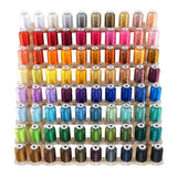 New Brothread 80 Spools Polyester Embroidery Machine Thread Kit 500M (550Y)