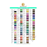 New Brothread 80 Spools Polyester Embroidery Machine Thread Kit 500M (550Y)