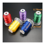 New Brothread 80 Spools Polyester Embroidery Machine Thread Kit 500M (550Y)