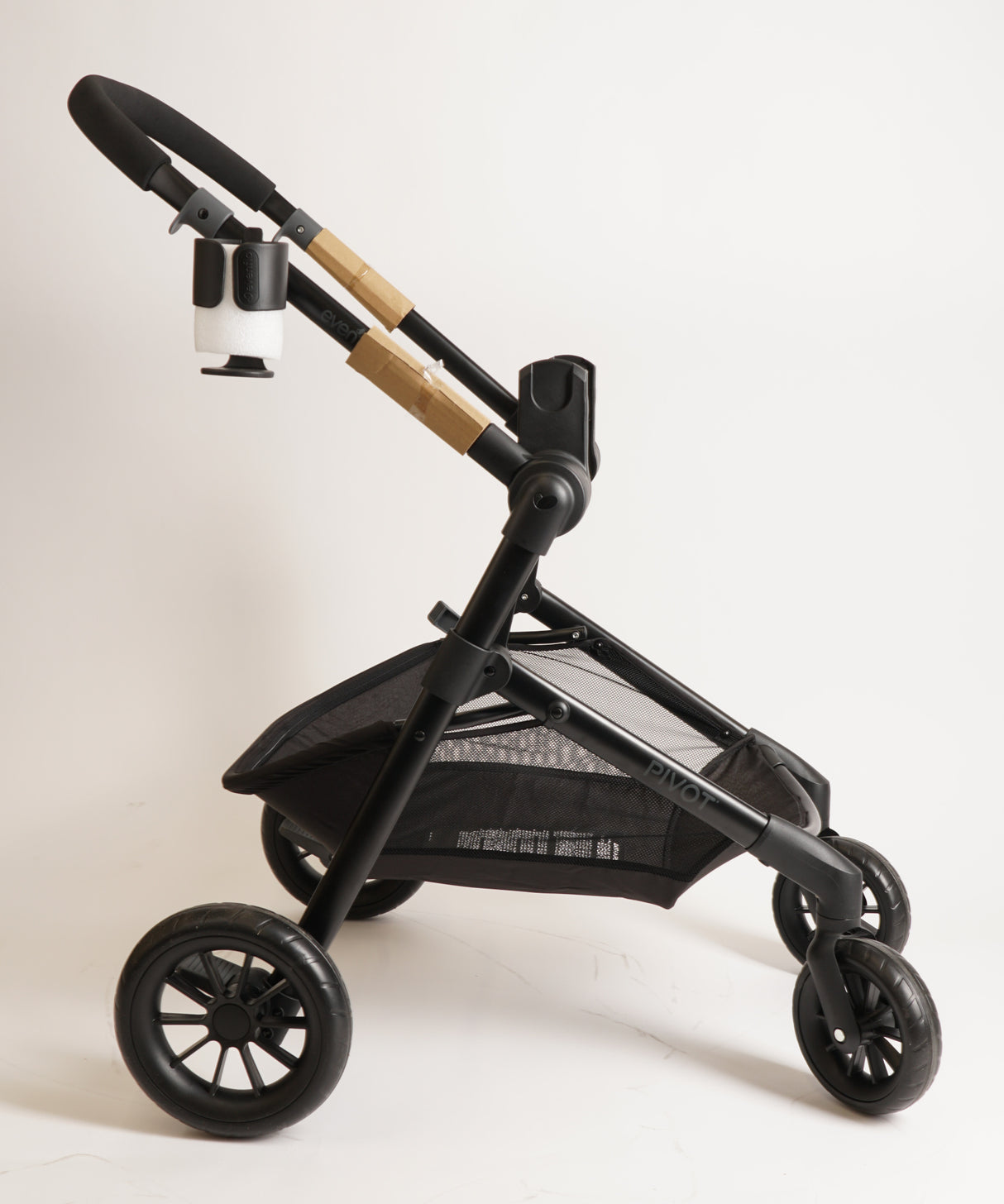 Evenflo Pivot Modular Travel System with LiteMax Infant Car Seat (Casual Gray) (Used)