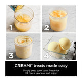 Ninja NC301 CREAMi Ice Cream Maker with 7 One-Touch Programs (Rose Gold)