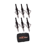 Wasp Boss 100-Grain Fixed-Blade Broadhead Arrow (6-Pack) and Case Bundle