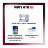 Brother XM2701 27-Stitch Sewing Machine with Accessories Bundle