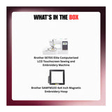 Brother SE700 Elite Computerized Sewing and Embroidery Machine Bundle