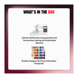Brother SE700 Elite Computerized Sewing and Embroidery Machine Bundle
