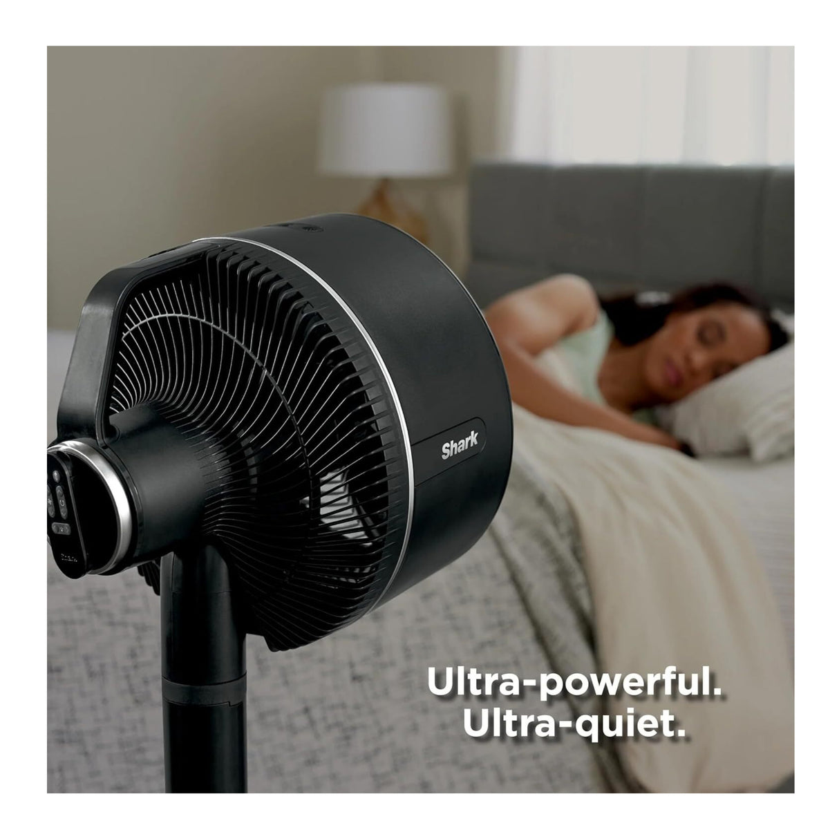 Shark FlexBreeze Portable Pedestal Tabletop Fan - Black (Certified Refurbished)