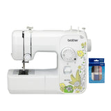 Brother SM1704 17-Stitch Lightweight Sewing Machine (White) and Thread Bundle