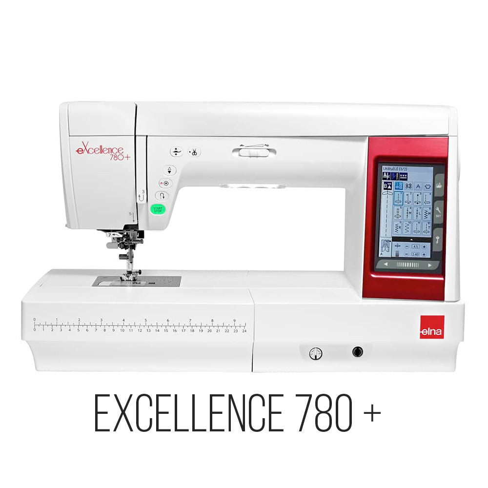 Elna eXcellence 780 Plus Computerized Sewing Machine (Refurbished)