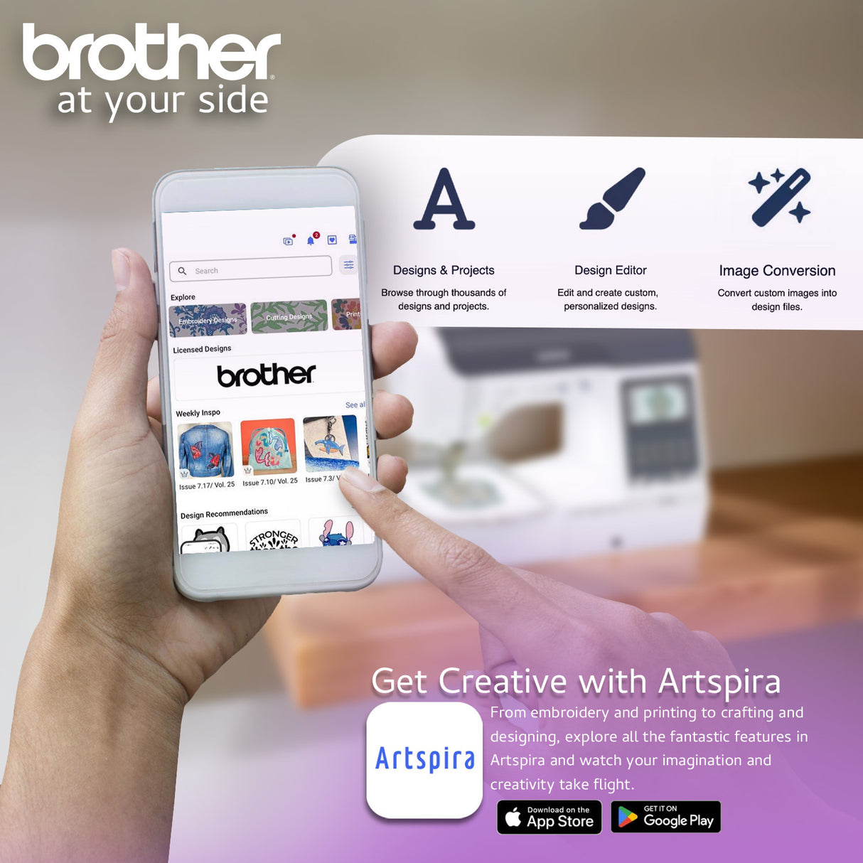 Brother SE2000 Computerized Sewing and Embroidery Machine with Thread Set Bundle