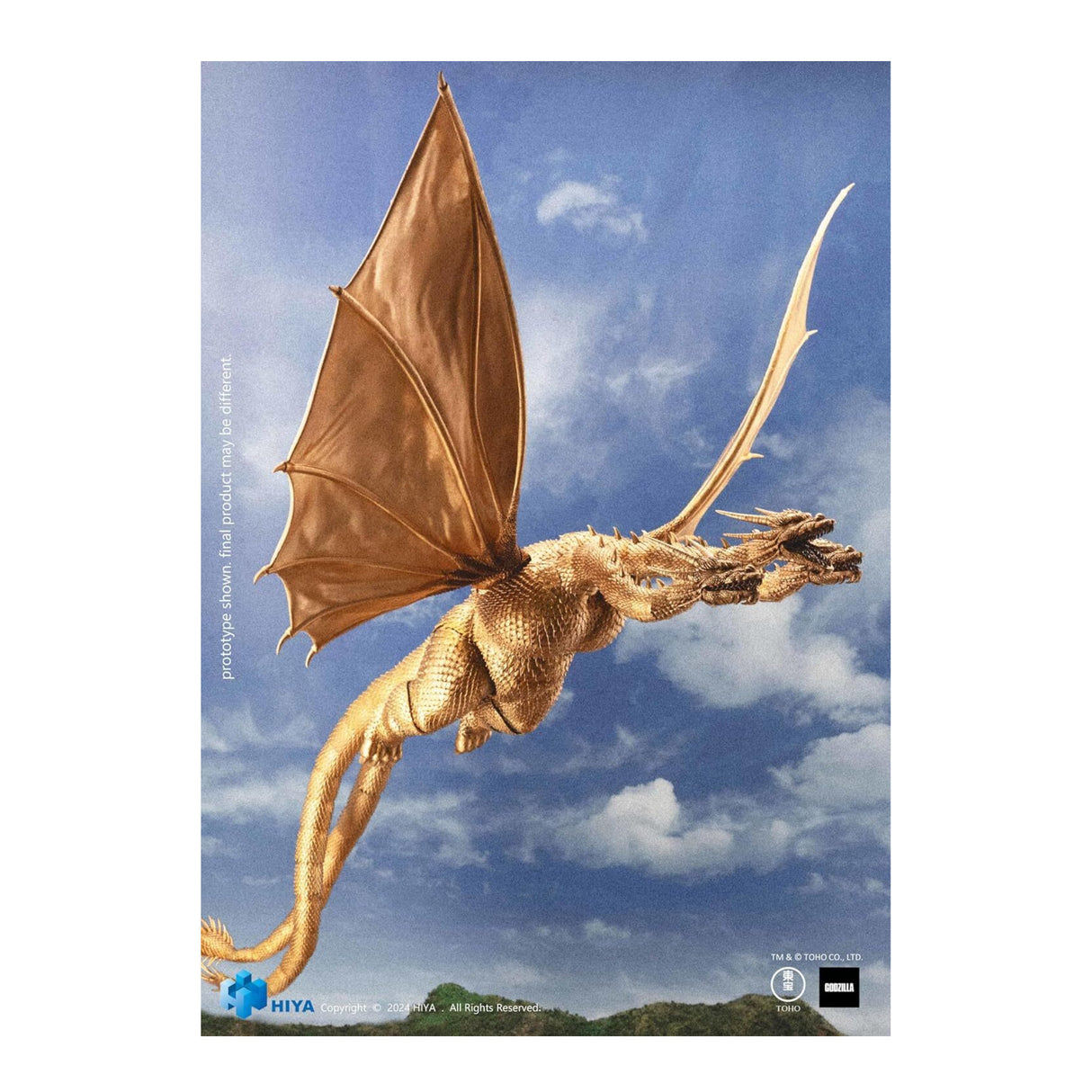 Hiya Toys Godzilla vs. King Ghidorah - Exquisite Basic Series Previews Exclusive