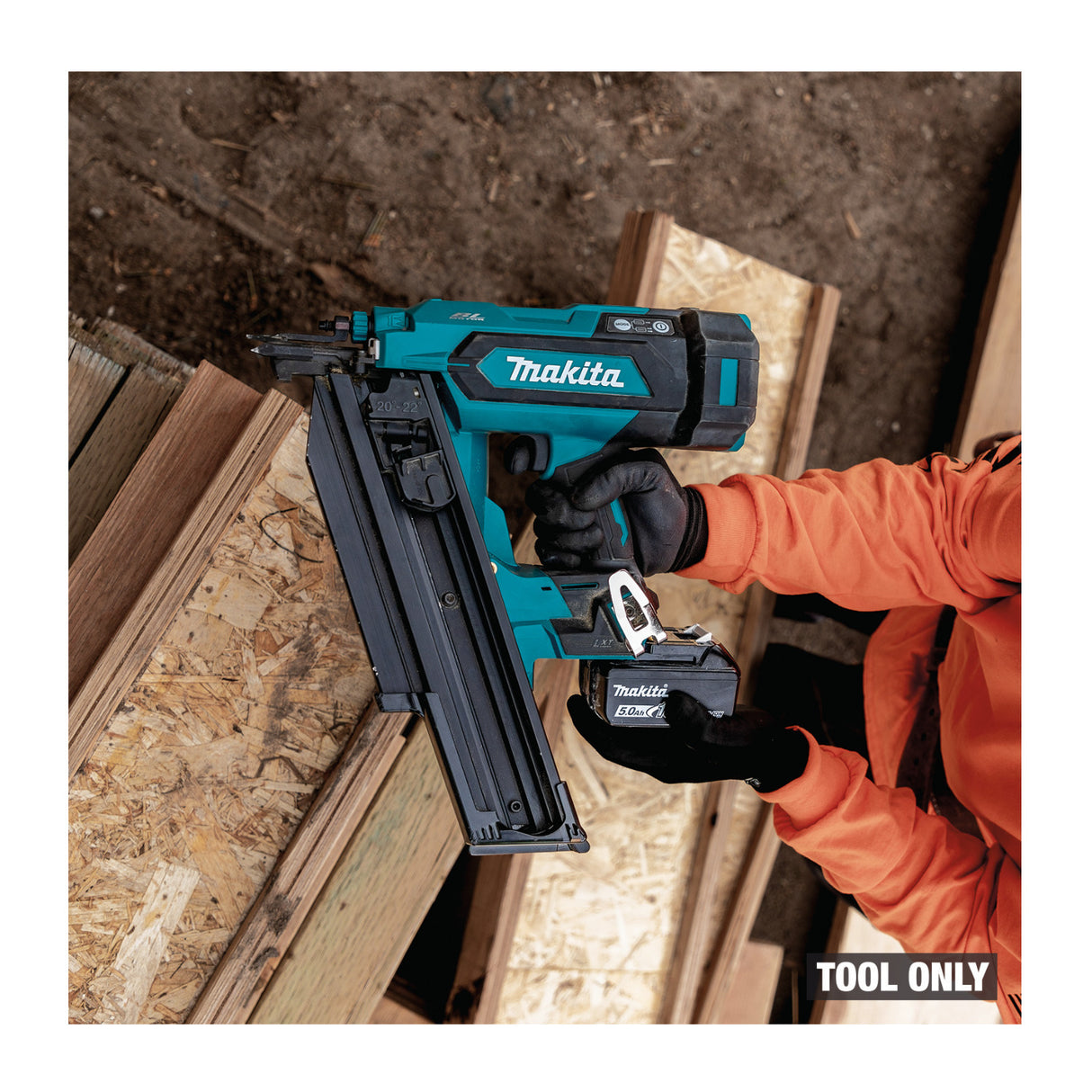 Makita 18V LXT Cordless 21-Degree Full Round Head 3 1/2 Inch Framing Nailer