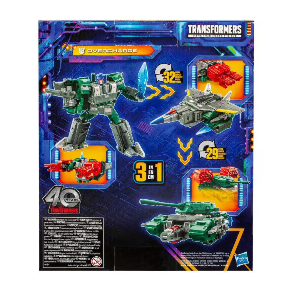 Hasbro 7.5 Inch Transformers Legacy United Leader Class Overcharge Action Figure