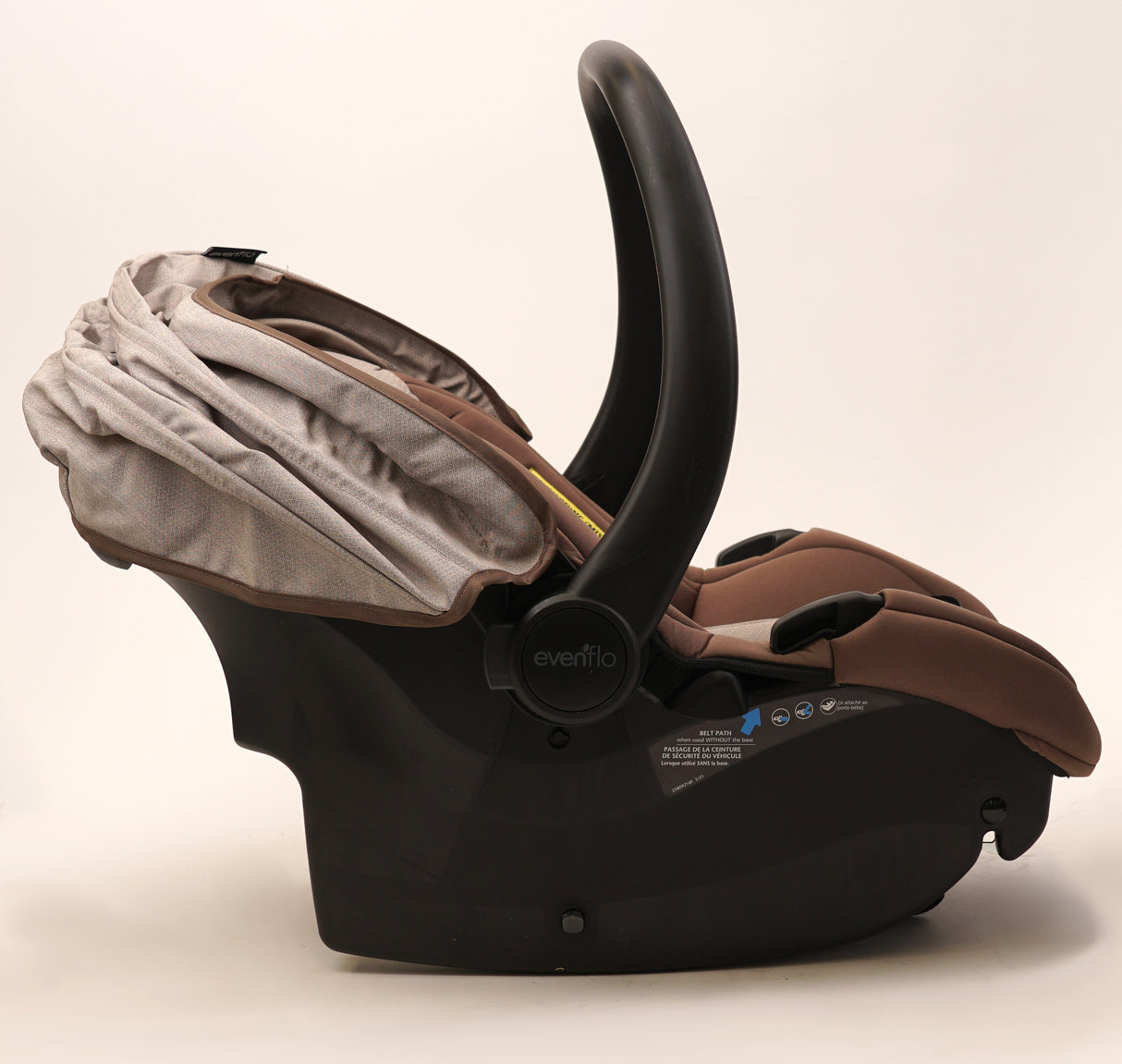Evenflo Pivot Modular Travel System with LiteMax Infant Car Seat (Desert Tan) (Open Box)
