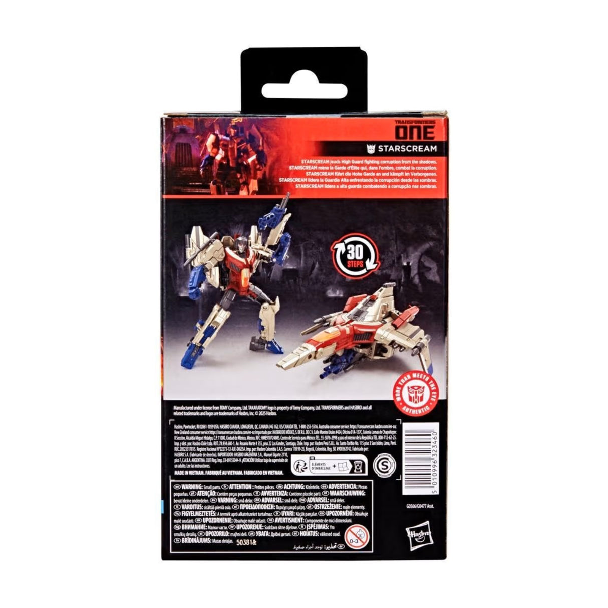 Hasbro - Transformers Studio Series Deluxe Class Transformers One Starscream