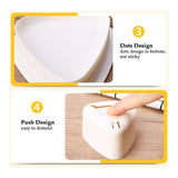 Onigiri 2 Pieces Rice Ball Mold Makers, Triangle Sushi Mold (Beige)