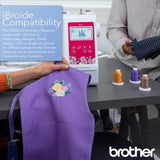Brother Elite PE545 Computerized LCD Display Embroidery Machine Bundle (4 Items)