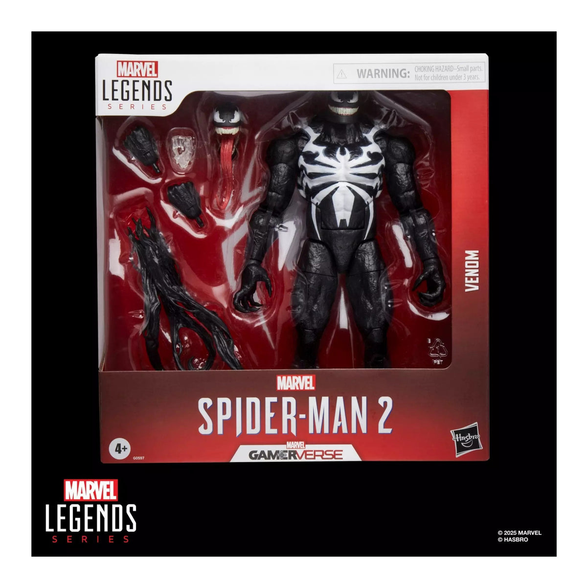 Hasbro - Spider-Man 2 Marvel Legends Gamerverse Venom 10.5-Inch Action Figure