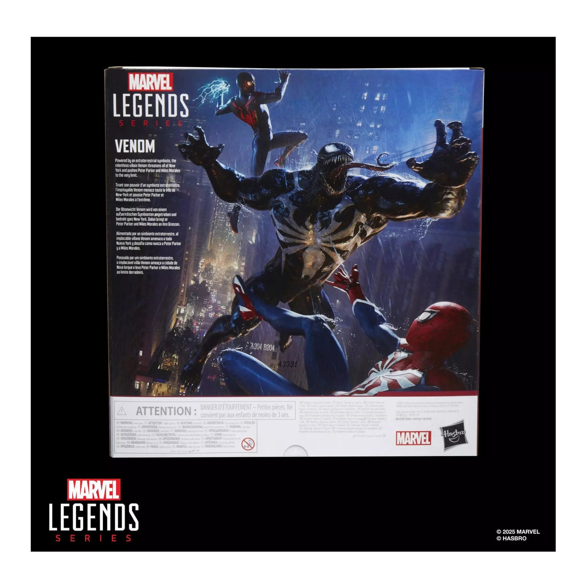 Hasbro - Spider-Man 2 Marvel Legends Gamerverse Venom 10.5-Inch Action Figure