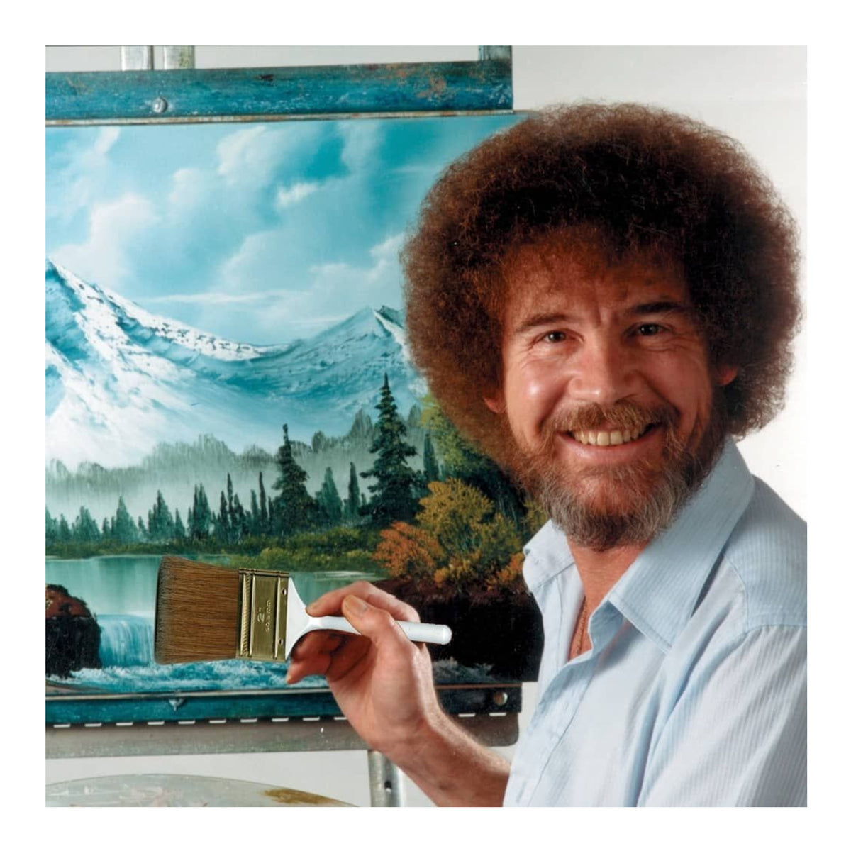 Bob Ross Master Paint Set with 9 Colors, Brushes and Instruction Guide