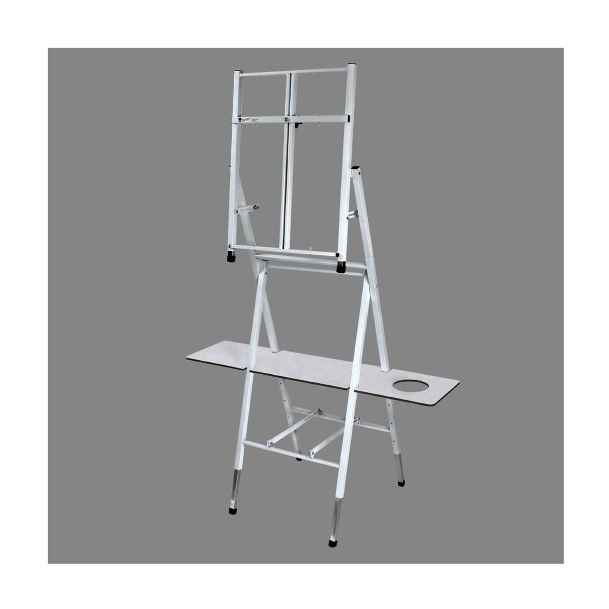 Bob Ross 2-in-1Floor Standing Tabletop Studio Easel - 4 Legged Metal (White)