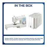 Brother XR3774 Wide Table Sewing and Quilting Machine with Hard Case Bundle