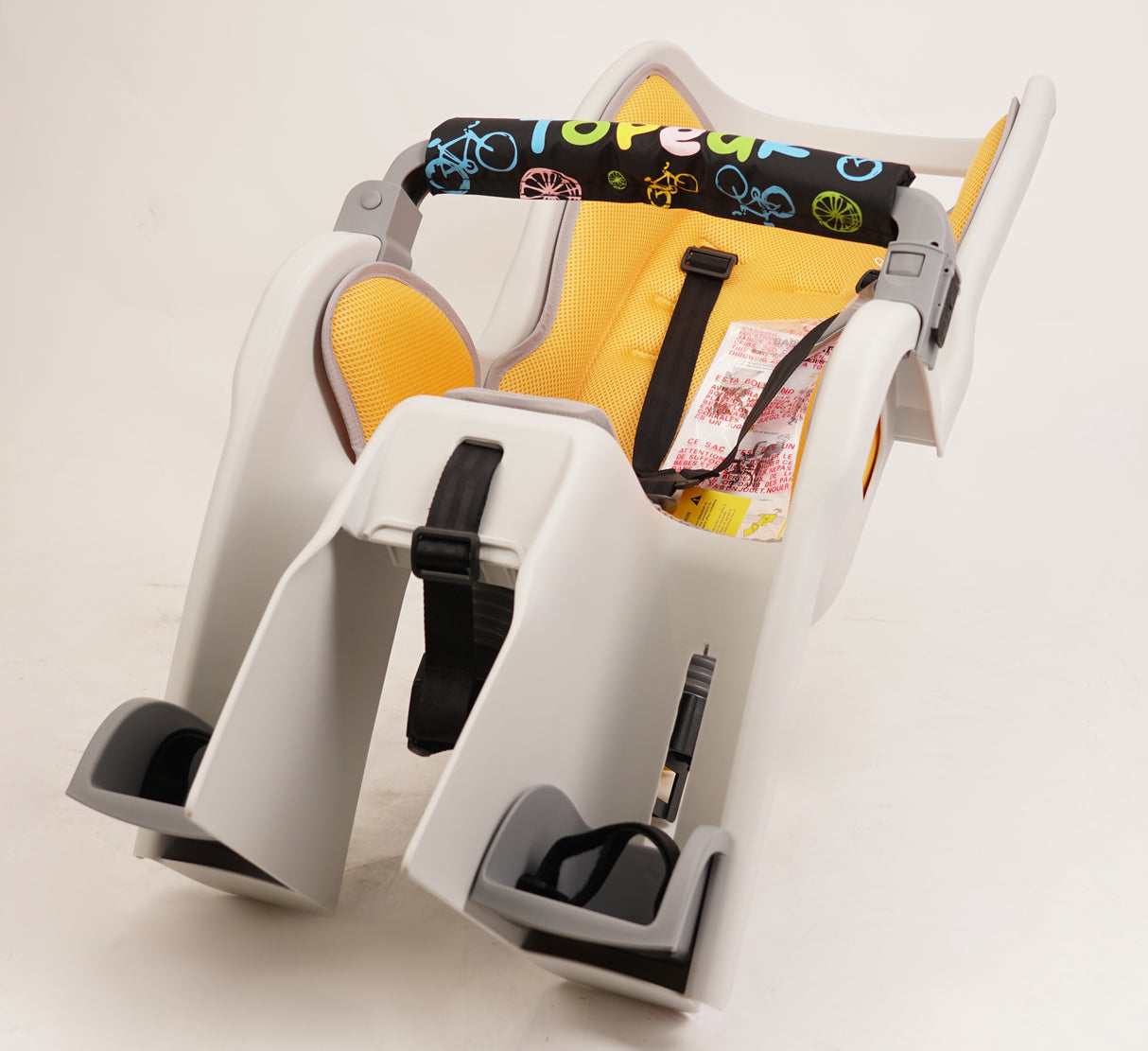 Topeak BabySeat II Gray and Yellow Child Bike Seat for 29 Inch Wheels (Used)