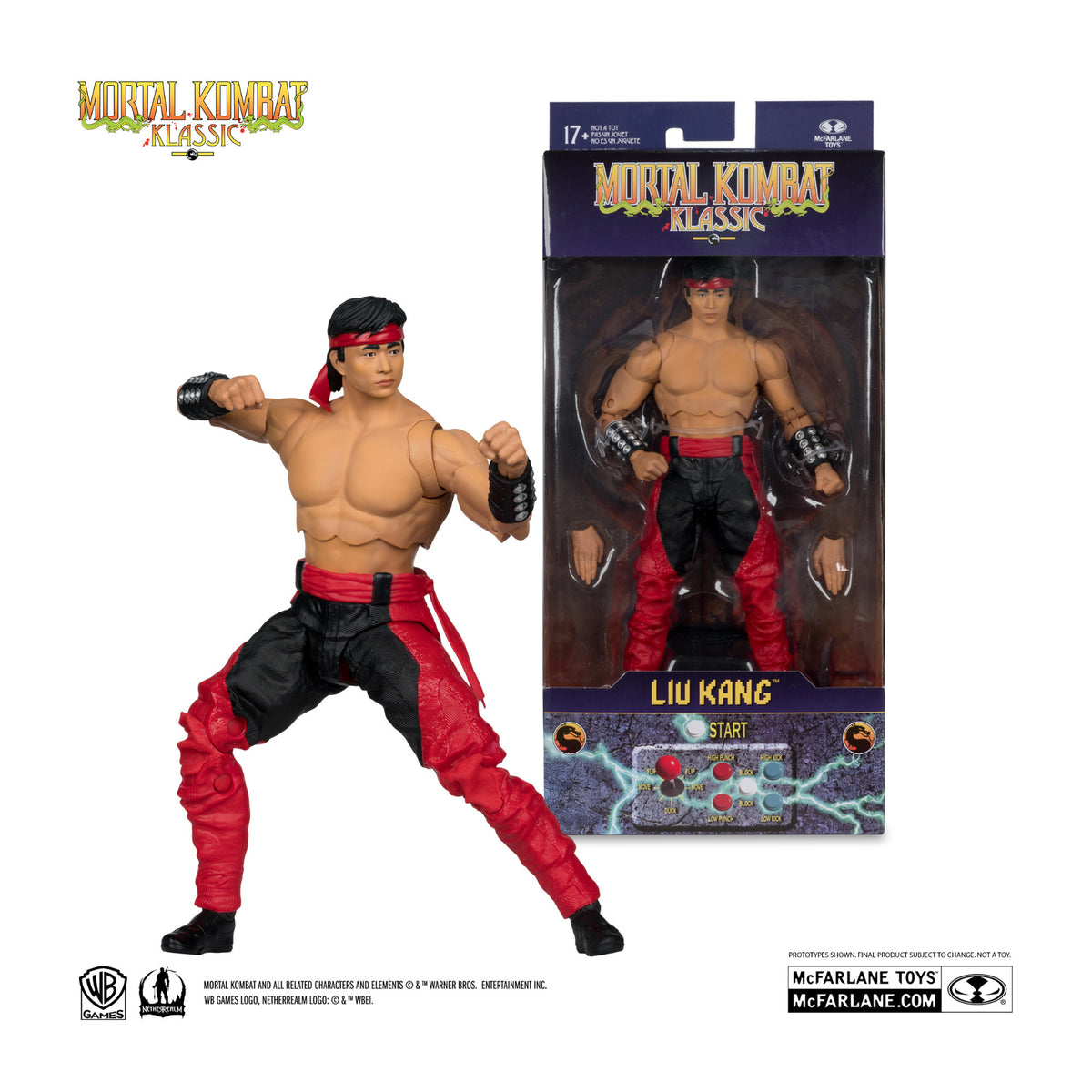 McFarlane Toys Mortal Kombat Klassic Liu Kang 7-Inch Action Figure
