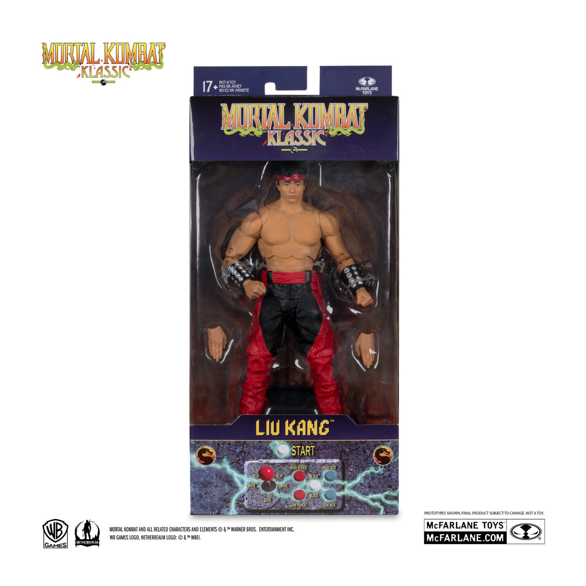 McFarlane Toys Mortal Kombat Klassic Liu Kang 7-Inch Action Figure