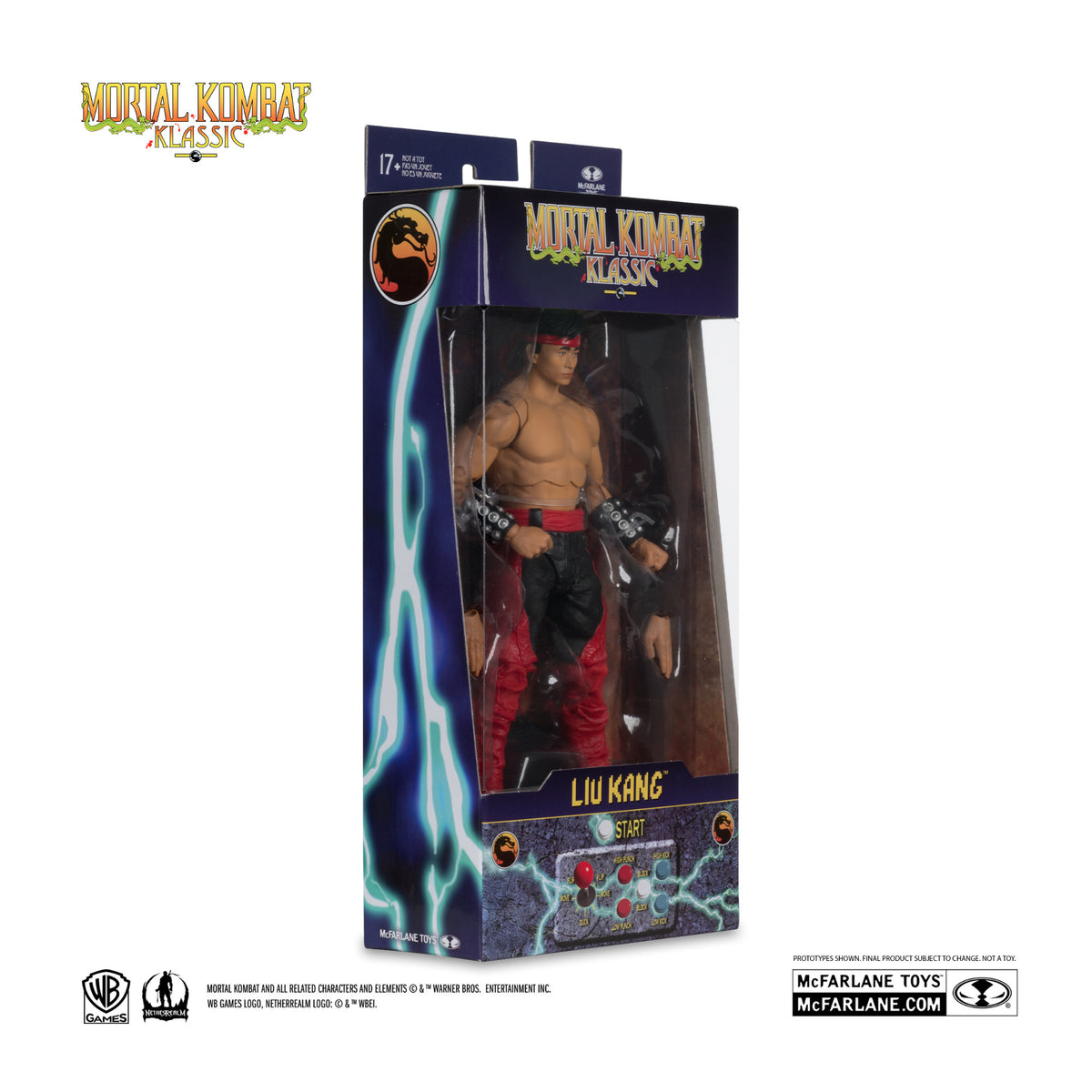 McFarlane Toys Mortal Kombat Klassic Liu Kang 7-Inch Action Figure